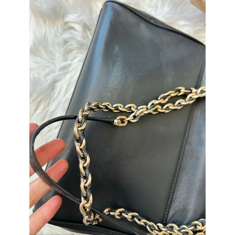 Michael Kors Parker Extra-Large Leather Shoulder Bag black stylish shoulder bag